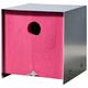 Luxus-Vogelhaus 37422e Designer Nistkasten für Vögel, aus Holz (Kiefer, Massivholz), für Garten, Balkon, Aluminiumverkleidung, Farbe: Rosa/Pink - Nisthilfe Vogelhaus
