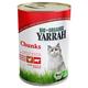 Yarrah Bio Katzenfutter Bröckchen Huhn und Rind 405g, 12er Pack (12 x 405 g)