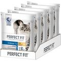 Perfect Fit Katzenfutter Trockenfutter Indoor 1+ reich an Huhn, 5 Beutel (5 x 750 g)