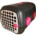 United Pets TP6001GC Haustiertransportbox - A.U.T.O, grau/pink