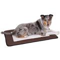 Knuffelwuff 12670 Universal Hundematte Fim Exclusive für Haus Garten Auto viel mehr, S-M, 82 x 55 cm, braun/weiß