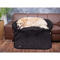 Knuffelwuff 13086 Sofaschutz und Hundematte, S-M, 85 x 70 cm, berry schwarz