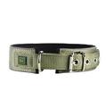 Hunter Hundehalsband Neopren Reflect, Größe 50, oliv/schwarz