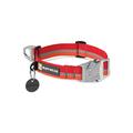 Ruffwear Hundehalsband mit Metall-Clip, Kleine bis sehr kleine Hunderassen, Größenverstellbar, Reflektorstreifen, Größe: S (28-36 cm), Rot/Orange (Kokanee Red), Top Rope Collar, 25502-604S