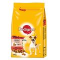 Pedigree Adult Mini Hundefutter mit Rind und Gemüse, 6er Pack (6 x 1,4 kg)