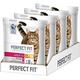 Perfect Fit Katzenfutter Trockenfutter Adult 1+ reich an Huhn, 4er Pack (4 x 1,4 kg)