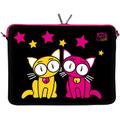 Kitty To Go LS144-15 Designer Notebooktasche Neopren Notebook Sleeve 39,1-39,6 cm (15,4-15,6 Zoll)