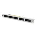 DIGITUS Patchpanel - 19-Zoll - Cat-3 - Für ISDN - 50-Port RJ45 - Ungeschirmt - Patch-Feld - Rack-Montage 1HE - Grau