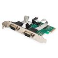 DIGITUS IO-Karte - PCIe - Serielle Schnittstellen-Karte - 2-Port DSUB-9 - Chipsatz ASIX99100