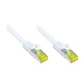 Good Connections RJ45 Ethernet LAN Patchkabel mit Cat. 7 Rohkabel und Rastnasenschutz RNS, S/FTP, PiMF, halogenfrei, 500MHz, OFC, 10-Gigabit-fähig (10/100/1000/10000-Base-T Ethernet Netzwerke) - z.B. für Patchpanel, Switch, Router, Modem - weiß, 80 m
