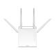 STRONG Dual Band Gigabit WLAN Router 1200, Bis 1200 Mbit/s für 5GHz WiFi, LAN, WAN, WLAN Verstärker, Anschluss an Kabel-/DSL-/Glasfaser-Modem, Gast-Netzwerk, Weiß