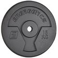 ENERGETICS 108793 Hantelscheibe Guss 15 kg, Schwarz