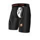 Shock Doctor Herren Tiefschutz Kompressions-Hockey-Short mit Bioflex Cup, Black, S, 362-BK