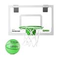 SKLZ 1715 Unisex Adult, Youth and Child Basketballkorb Pro Mini Hoop Midnight, schwarz/gelb, One Size, Standard (18" x 12")