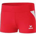 Erima Damen Athletic Hotpants, Rot/Weiß, 36 EU