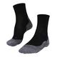 FALKE Damen Laufsocken RU4 Endurance Wool W SO Wolle Antiblasen 1 Paar, Schwarz (Black-Mix 3010), 35-36