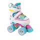 HUDORA Roller Skates Wonders in versch. Größen - Bequeme Kinder Rollschuhe über 4 Größen verstellbar - stilvolle Rollschuhe für Kinder bis 60 kg - Roller Schuhe aus hochwertigem Nylon