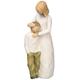 Willow Tree 26102 Figur Mutter und Sohn, 3,8 x 3,8 x 20,3 cm