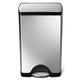 simplehuman CW1814 rechteckiger Treteimer, Edelstahl, 31,8 x 40 cm