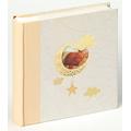 Walther ME-114 Einsteck-Babyalbum Bambini mit Ausstanzung für persönlichen Namen mit Beschriftungsfeldern für 200 Photos 10 x 15 cm beige