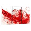 Visario Leinwandbilder 1120 Bild auf Leinwand Smoke, 160 x 90 cm, 3 Teile