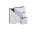 Wenko 17966100 Wandhaken San Remo Uno Power-Loc - Befestigen ohne Bohren, Chrom rostfrei, 5 x 5 x 5.5 cm