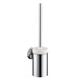 hansgrohe 41632000 WC Bürstengarnitur Logis Classic mit Kristallgalseinsatz, chrom