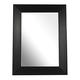 Inov8 MFES-TEBK-A4 Traditional Spiegelglas-Rahmen, 29,7 x 21 cm, Packung mit 1, Twin Edge schwarz