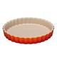 Le Creuset Steinzeug Tarte-Form, 28 cm, ofenrot