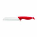 Bodum BISTRO Brotmesser aus Keramik (Korrosionsfrei, Ergonomischer Griff, 15 cm) rot