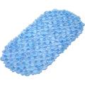 Croydex Bubbles Phthalatfreie Badewannenmatte aus PVC, 700 x 350 mm, blau