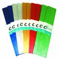 CI Tissue Metallic-Krepppapier, 10-teilig, 50 cm x 2,5 m, Packung mit goldfarben/silberfarben / Rot/Blau / Grün