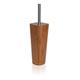 möve Bamboo Square Toilettenbürste 10 x 10 x 38 cm aus Bambus mit Edelstahl, wood
