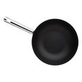 Master Class KitchenCraft MCCWOK1 Induktionstauglicher Professional Carbon-Antihaft-Wok, Stahl, schwarz, 42.2 x 24.2 x 13 cm