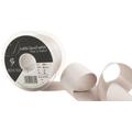 Berisfords 3501 Doppelseitiges Satinband, 20 m x 50 mm, Silbergrau