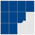 FoLIESEN Fliesenaufkleber für Bad und Küche - 15x20 cm - enzianblau matt - 150 Fliesensticker für Wandfliesen