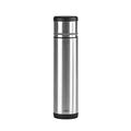 Emsa 509238 Isolierflasche, Mobil genießen, 700 ml, Safe Loc Pro Verschluss, Schwarz-Anthrazit, Mobility