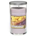 Yankee Candle „Lemon Lavender“ Stumpenkerze, violett, mittel