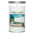 Yankee Candle „Clean Cotton“ Stumpenkerze, weiß, mittel