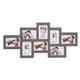 Deknudt Frames S65SW9 Bilderrahmen 10x15 Galerierahmen, Taupe, 8x (10x15) Holz Fotokader