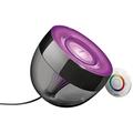 Philips Living Colors Iris, Energiesparende LED-Technologie mit 10 Watt,16 Millionen Farben, mit Fernbedienung, schwarz 7099930PH