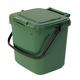 All-Green Küchenkomposteimer mit Kompostieranleitung – Plastik, 7 Liter, Grün
