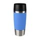 Emsa Isolierbecher Mobil genießen 360 ml Quick Press Verschluss Travel Mug -Blau (Manschette Wasserblau)