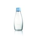 Retap ApS Wiederverwendbare Wasserflasche mit Verschluss - 0,5 Liter, Deckelfarbe:Babyblau
