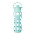 Lifefactory 14916 Glasflasche 650 ml mit Flip Top Deckel / Caps, turquoise