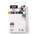 Liquitex Professional Paint Acryl - Marker, 6er -Set, feine Spitzen, 6 Farben