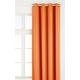 Linder 0551/37/375FR Vorhang mit Ösen, blickdicht, Orange, 260 x 145 cm