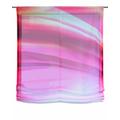 Home Fashion 69520-723 Raffrollo Digitaldruck Lincoln Voile, mit Zubehör, 140 x 100 cm, rose