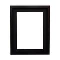 Frames by Post 18 mm breiter Rio Bild-/Fotorahmen mit schwarzem Passepartout 4 x 11 Zoll für Bildgröße 12 x 8 Zoll, schwarz