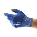 Ansell HyFlex 11-618 Dünne Arbeitshandschuhe, PU Beschichtung, Schutzhandschuhe für Präzise Arbeiten, Mechanik, Montage, Werkstatt, Handschuhe Herren Damen, Blau, Größe S (12 Paar)